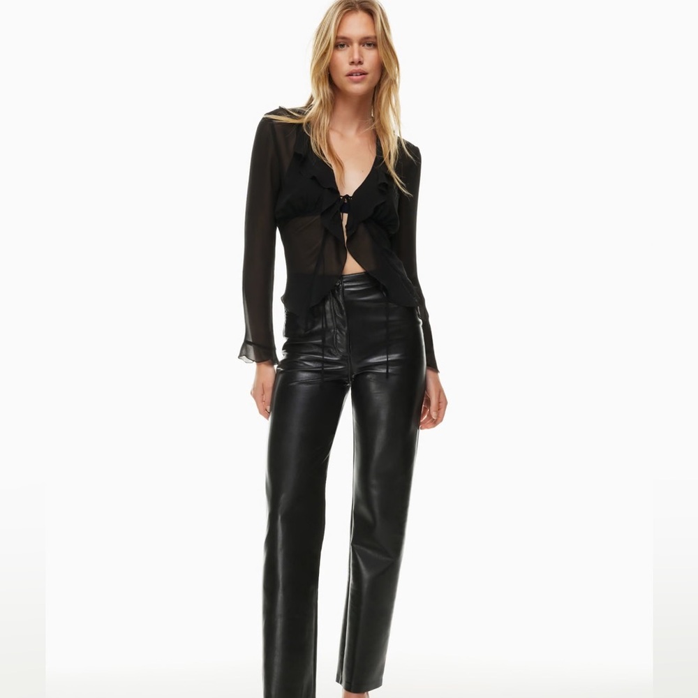 Aritzia Wilfred faux leather pants